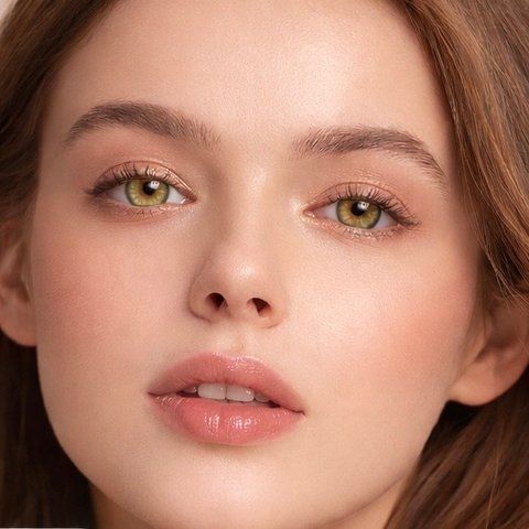Медовые контактные линзы. Карие линзы для глаз. Светло карие линзы. Коричневые цветные линзы для глаз 224-4 фото